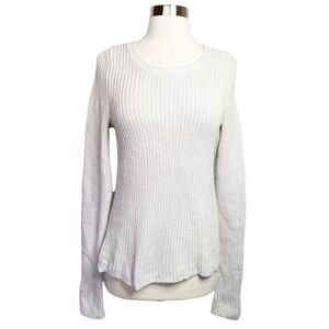 The White Company Womens Off White Sweater Size XS Merino Wool Blend Ribbed